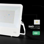 200W Proiector LED Cip CREE Corp Alb Sticlă Gri 6500K 135lm/W - imagine 4