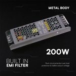 Sursă Alimentare SLIM 200W 24V 8.25A IP20 - imagine 4