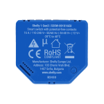 Set 2 Relee Smart Wi-Fi cu Contact Uscat, 16A, Shelly 1 Gen3 - imagine 4