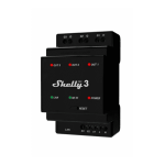 Releu Smart Profesional 3 Canale, DIN, LAN + Wi-Fi, 16A, Shelly Pro 3