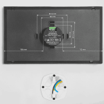 Panou Smart Home 10.1”, Shelly Wall Display XL, Negru - imagine 5