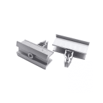 Clema dubla panouri fotovoltaice 30mm pentru Profil Tip H - imagine 2