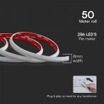 Bandă LED SMD 12.5W/m, 4000K, IP65, 50m - imagine 3