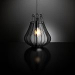 Pendul E27, Ø420 × 500mm, corp negru mat, V-TAC - imagine 7
