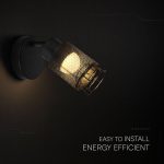Lampă LED de perete 6W, 720lm, 3000K, negru mat, V-TAC - imagine 3