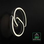 Lampă LED decorativă de perete 22W, 2860 lm, 4000K, Negru Nisip, V-TAC - imagine 5