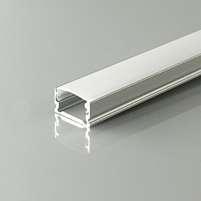 24300-p1 Profil aluminiu aplicat pentru bandă LED, cu difuzor, 2m, V-TAC VT-81133 - imagine 1