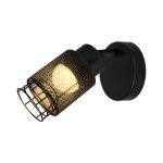 Lampă LED de perete 6W, 720lm, 3000K, negru mat, V-TAC