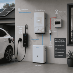 Stație Încărcare Masini Electrice 400V, 22kW, Reglabila, DEYE - imagine 3