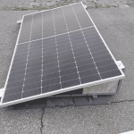 Suport acoperis plat panouri fotovoltaice, cu 2 cleme de capăt - imagine 3